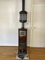 Historischer Schweizer Kachelofen /Holzofen K. Enderle Basel