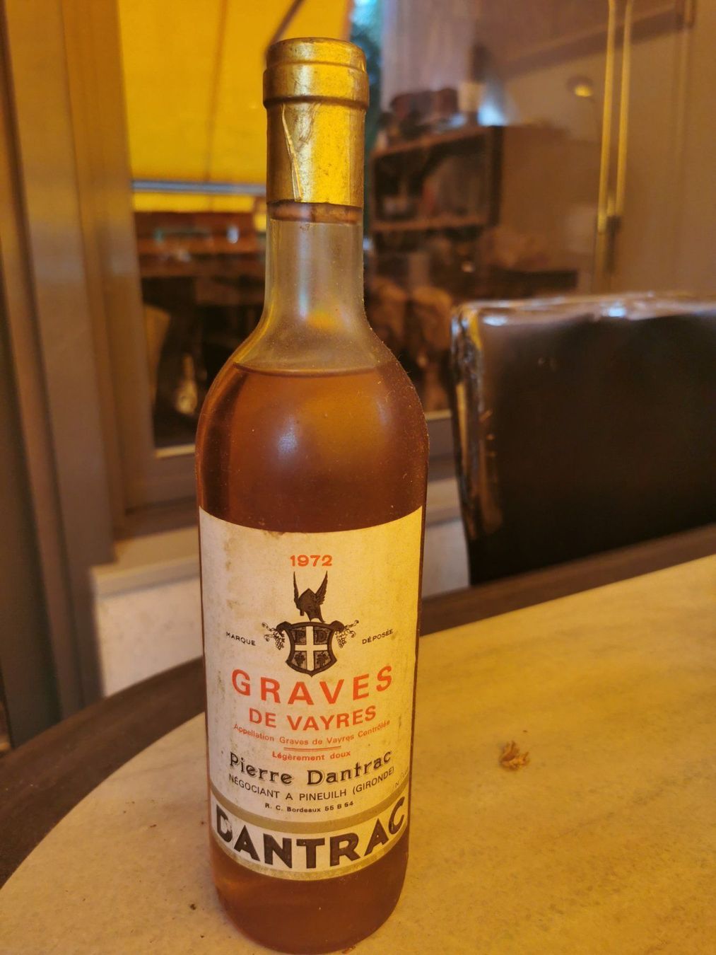 Vino: 1972 DANTRAC GRAVES DE VAYRES – Nuovo (secondo la descrizione) da Genève venduto da Leboucheoreilles