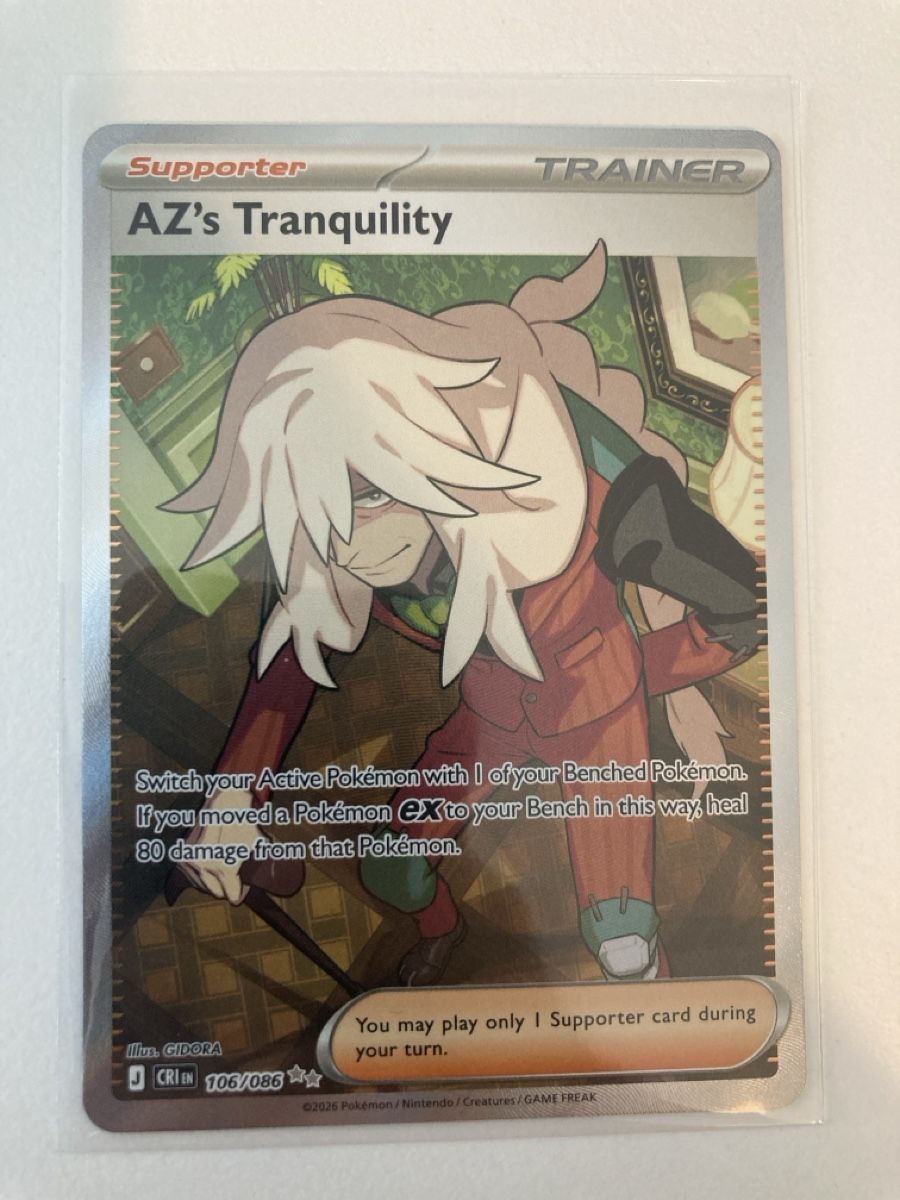 Pokémon Carte collezionabili: AZ‘s Tranquility 106/086 EN – Nuovo (secondo la descrizione) da Wohlen AG venduto da Liridon22