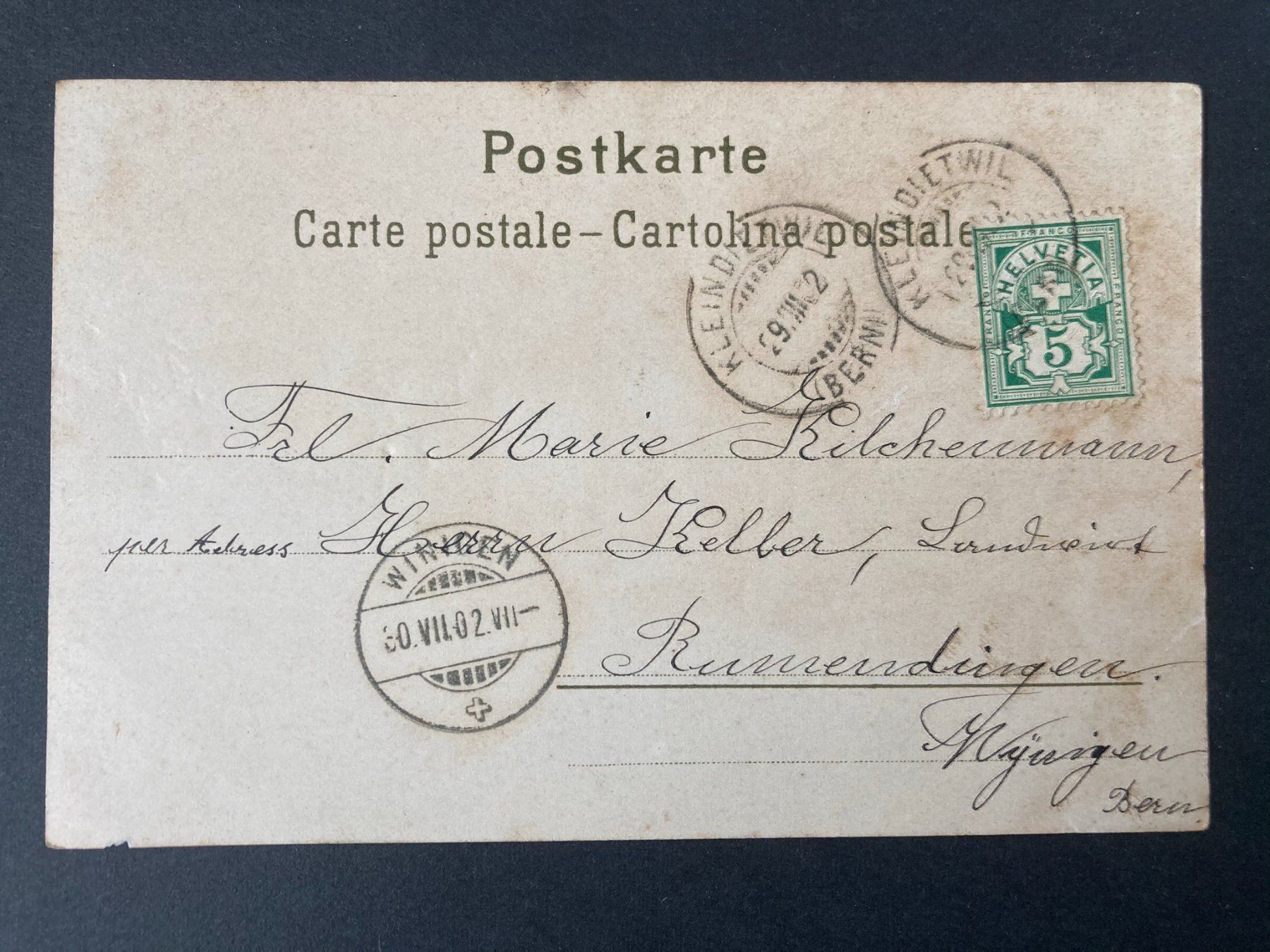 Cartoline postali: Urnerin vor Telldenkmal – Usato da Mirchel venduto da buecher_wurm 1