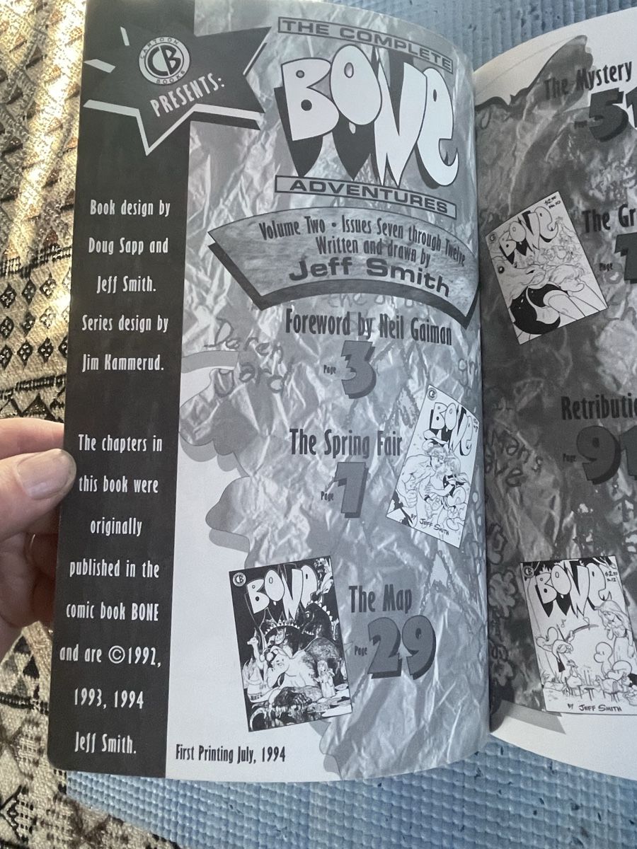 Fumetti: Bone Comic Abenteuer Komplett Vol. 2, tpb, 1st. Print – Usato da Bern venduto da seaninshoes 1