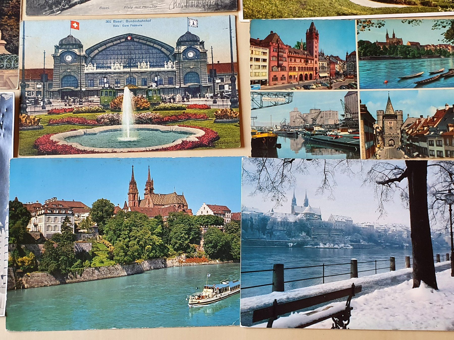 Ansichtskarten: 13 x Karten Basel ab 1906 – Gebraucht aus Stansstad von collectorsshop 5