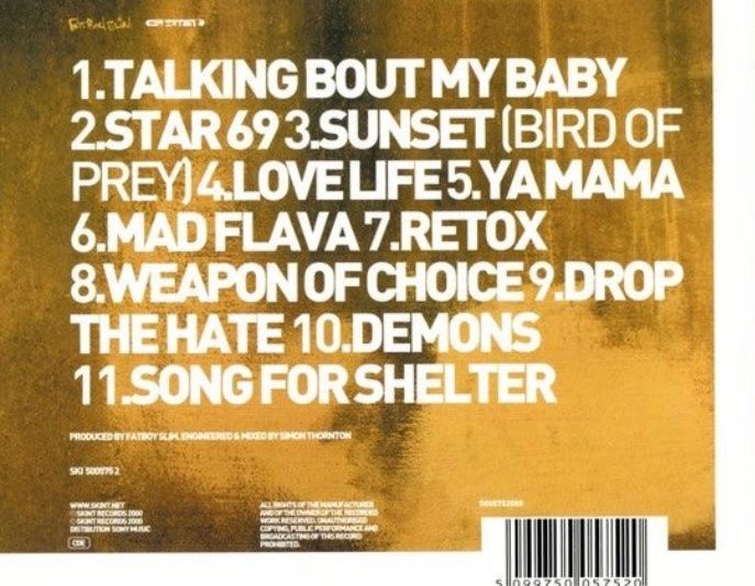 CD: Fatboy Slim CD Halfway Between The Gutter And The Stars – Usato da Luzern venduto da Lycka 1