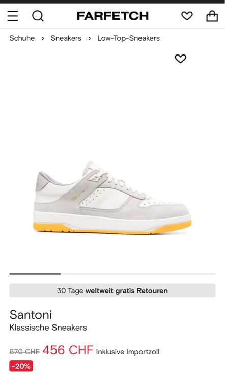 Scarpe da uomo: Santoni Sneakers, Gr. 38, Klassisch, Wie neu! Top Herbst! (5 – Usato da Zollikon venduto da Maksym_ZH 5