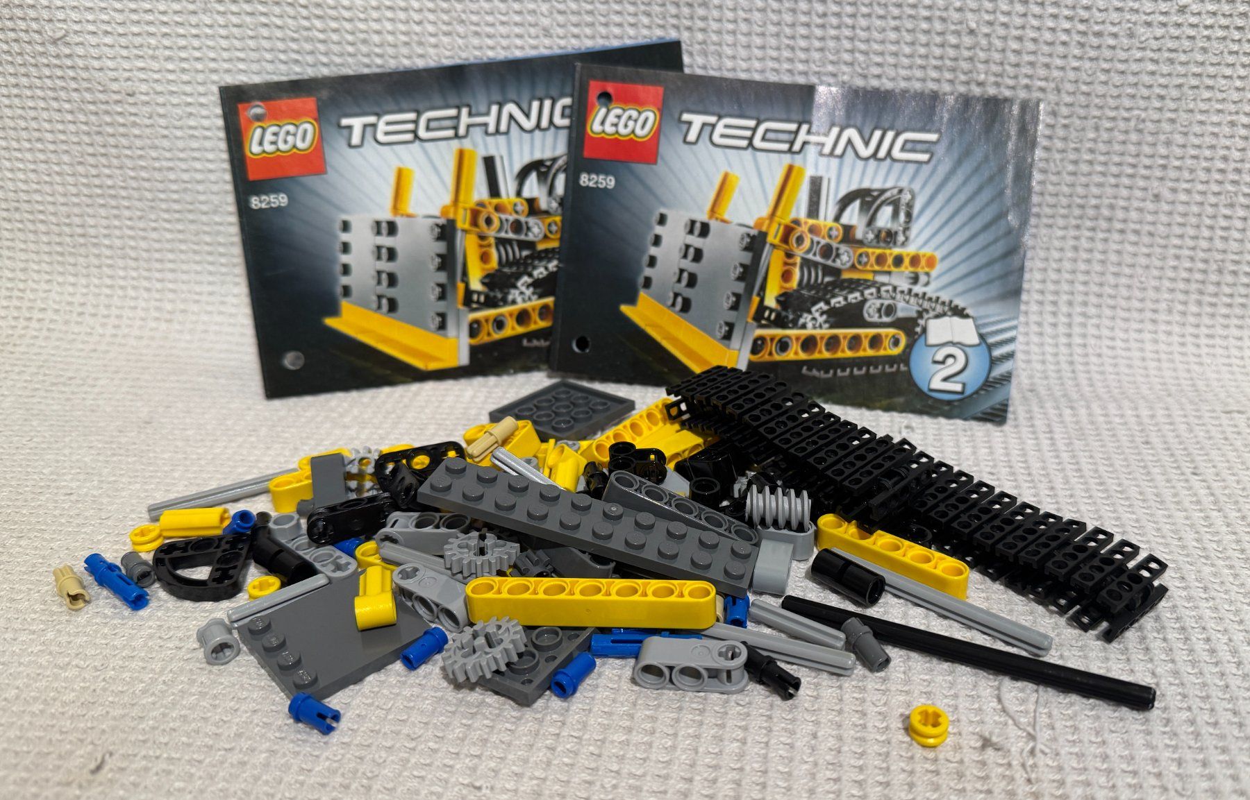 Technics Kit di costruzioni: Lego Technic 8259 Mini Bulldozer komplett – Usato da Wettingen venduto da Santa_claus
