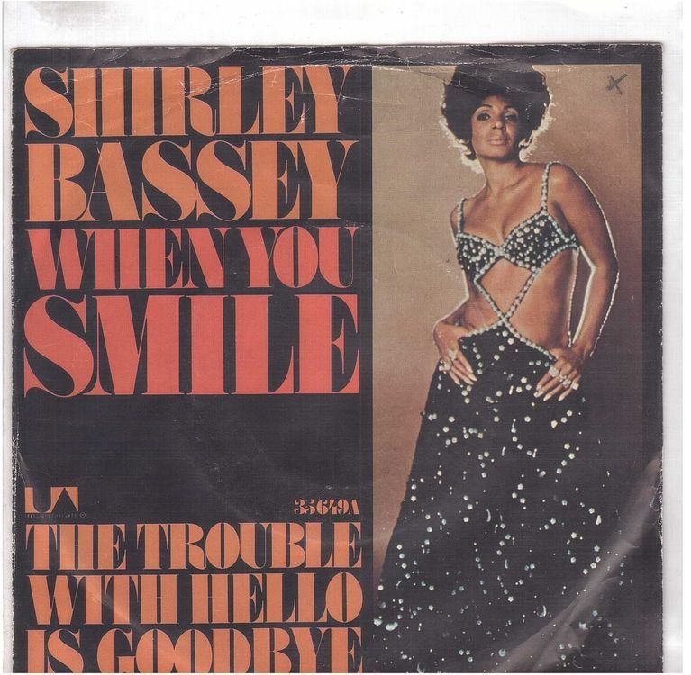 Dischi in vinile: Shirley Bassey  --  When you smile  Single7 – Usato da Rheinau venduto da asteng