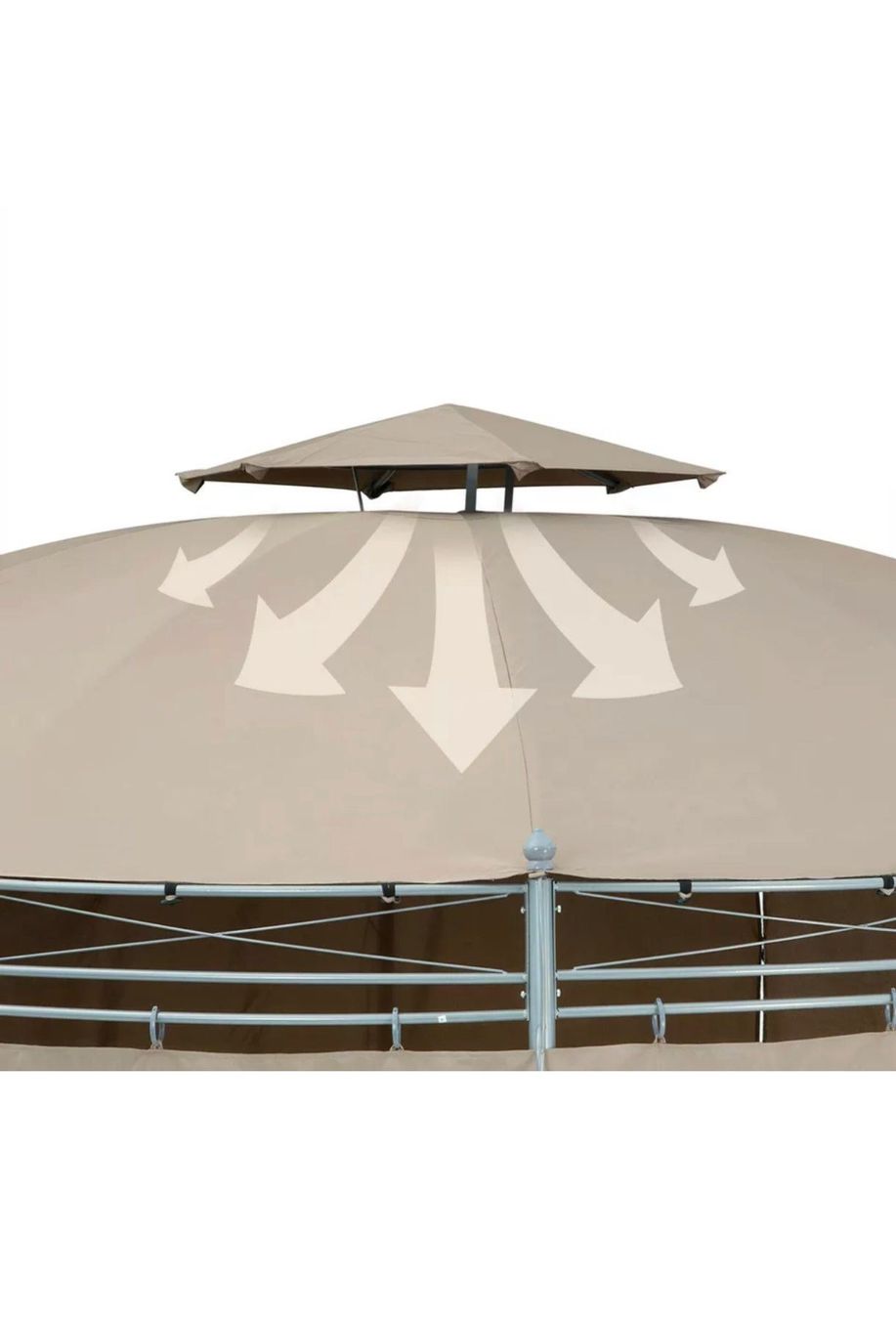 Zelte & Pavillons: Pavillon Gartenzelt Gartenpavillon Ø 350 – Neu und originalverpackt aus Amriswil von JaJa-Express 2
