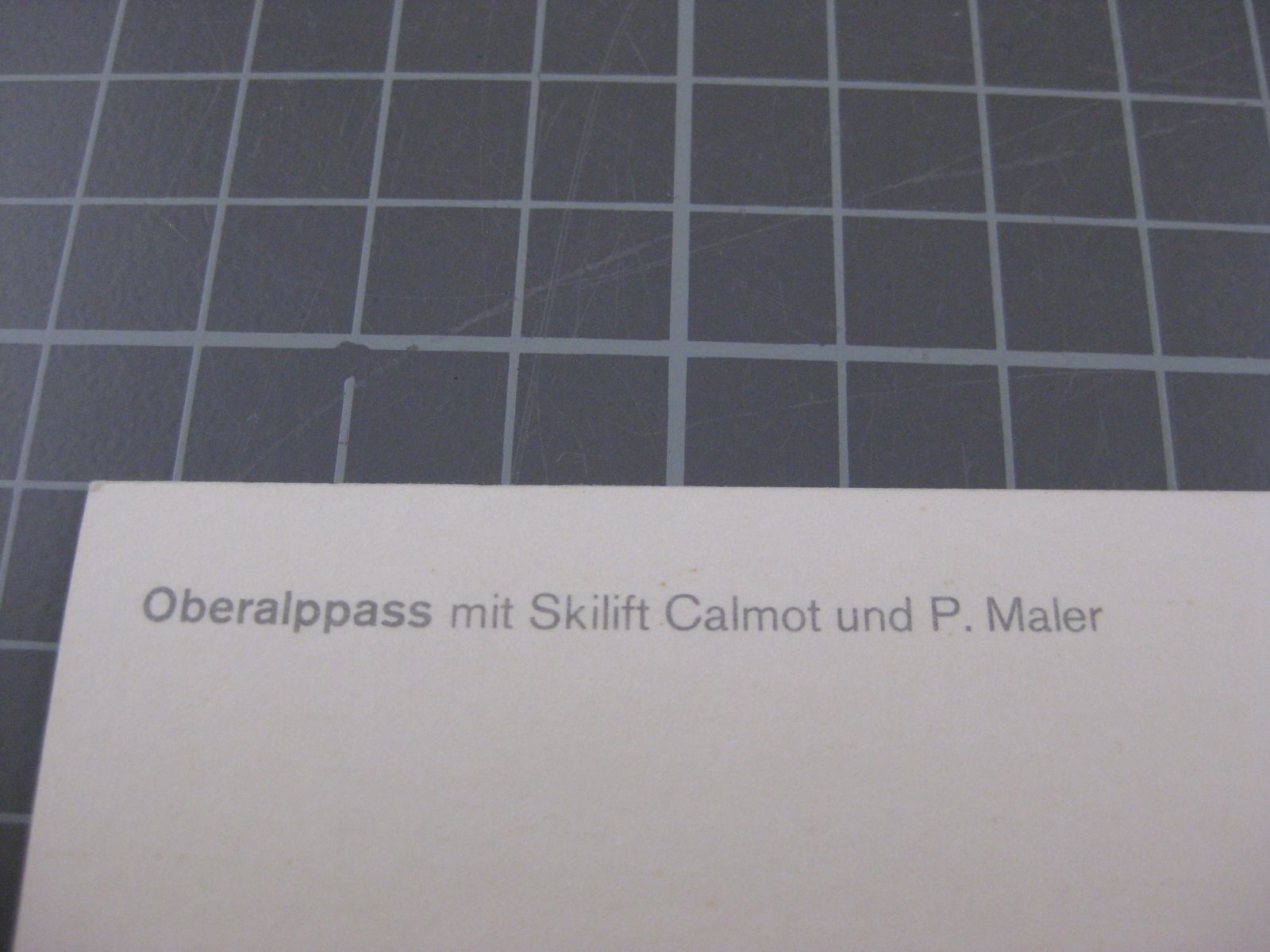 Ansichtskarten: AK Oberalp Passhöhe mit Zug – Gebraucht aus Malters von Marosko 2