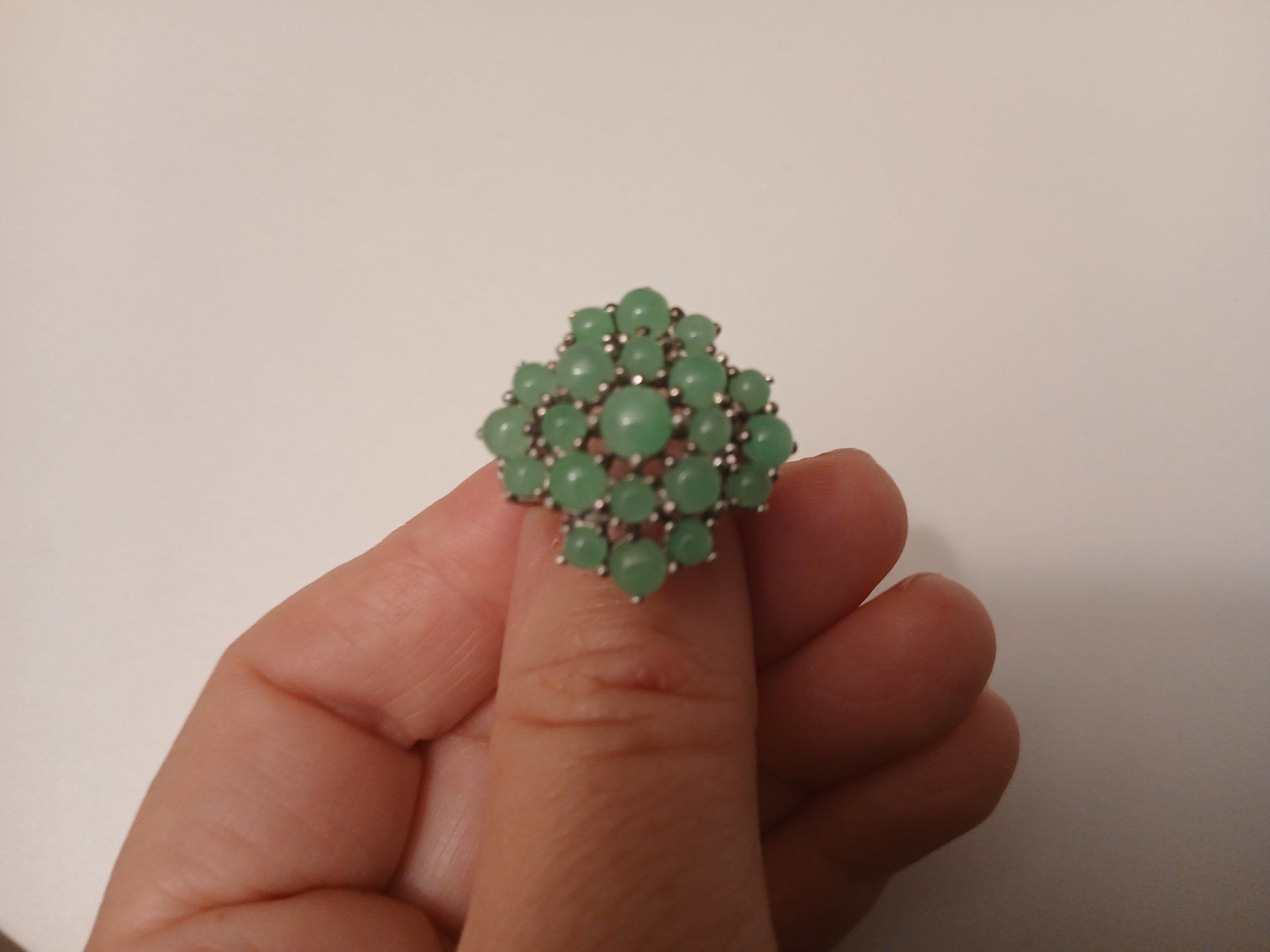 Anelli: Jade Ring Silber massiv – Usato da Eschenbach SG venduto da baradunja 5