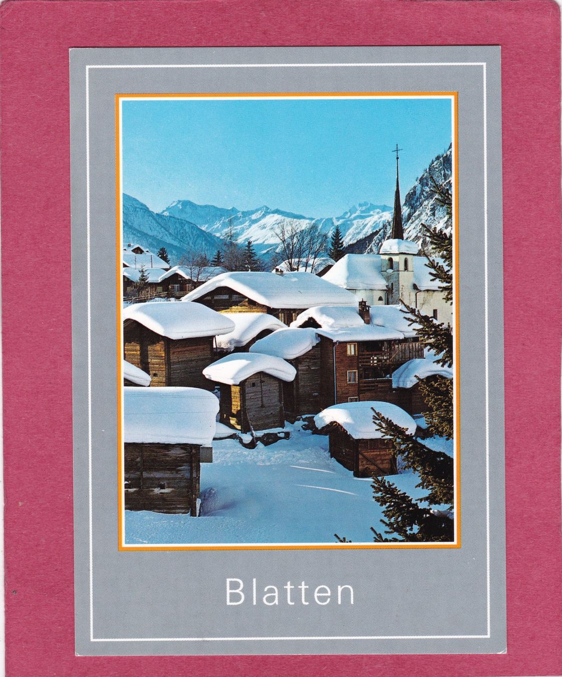 Ansichtskarten: Blatten 1995 – Gebraucht aus Herisau von Lisegrat2008