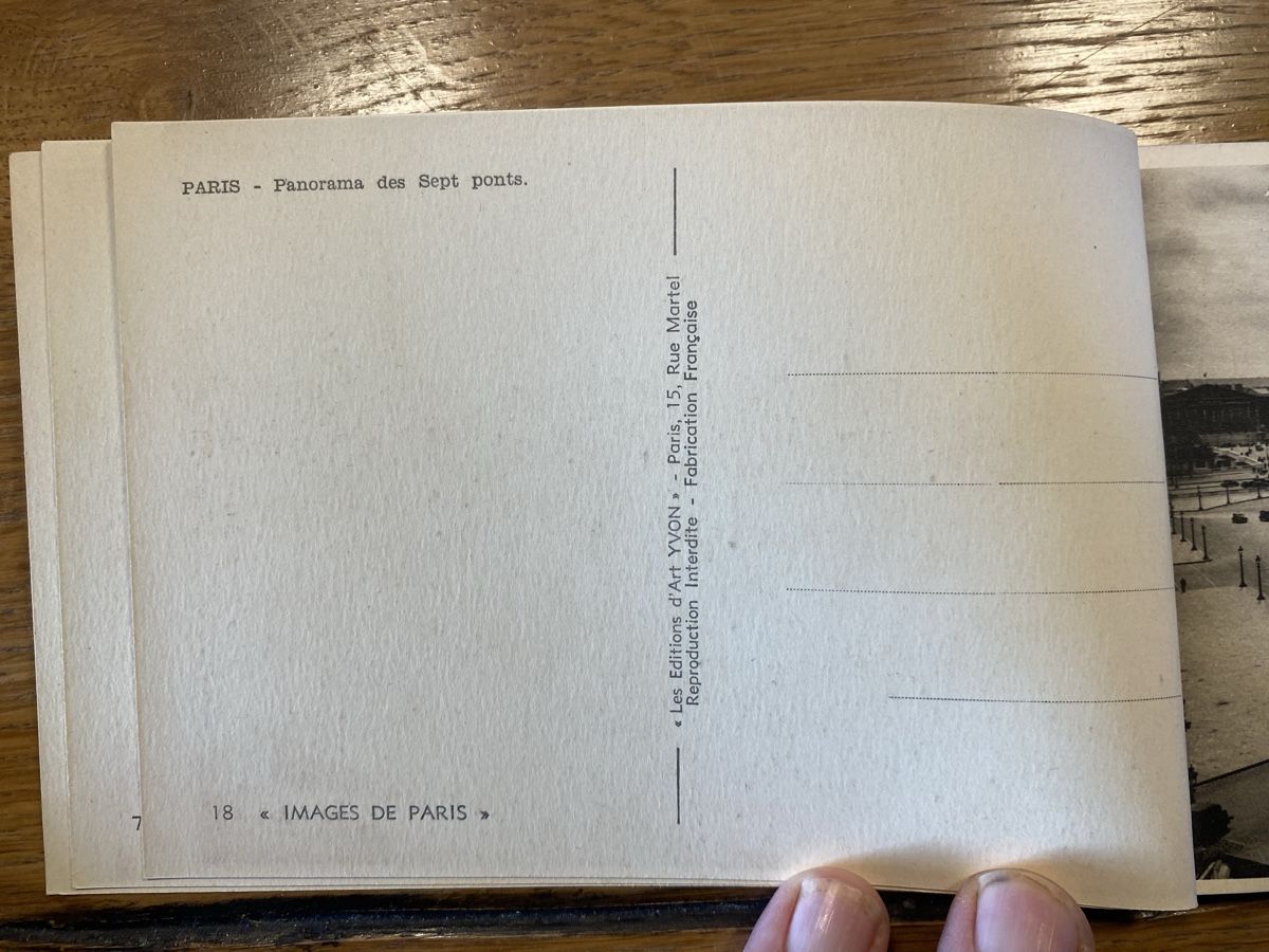 Ansichtskarten: Ansichtskarten Paris Editions d'Art Yvon Paris – Gebraucht aus Zimmerwald von Holzdata1 4