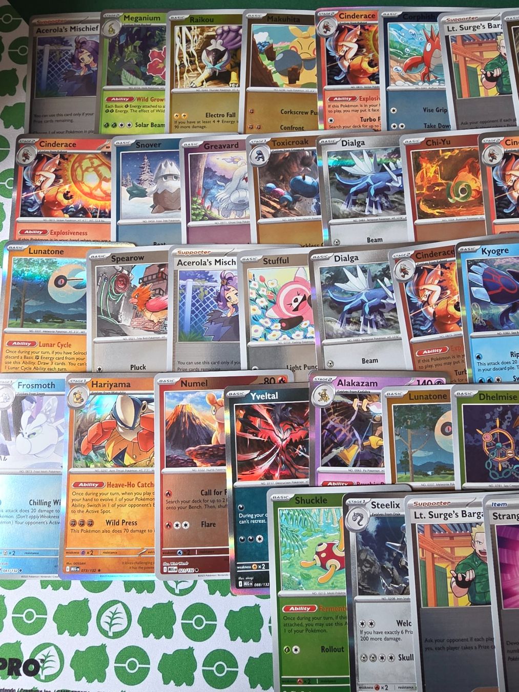 Pokémon Carte collezionabili: Pokemon Mega Evolution Holo / Reverse Set 65Stk. – Nuovo (secondo la descrizione) da Gossau SG venduto da worklifebalance 1