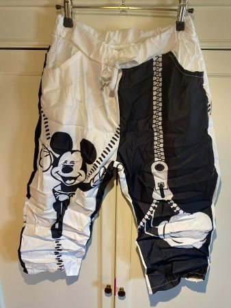 %FRÜHLINGS 3/4 HOSEN MICKEY-SCHWARZ-WEISS%