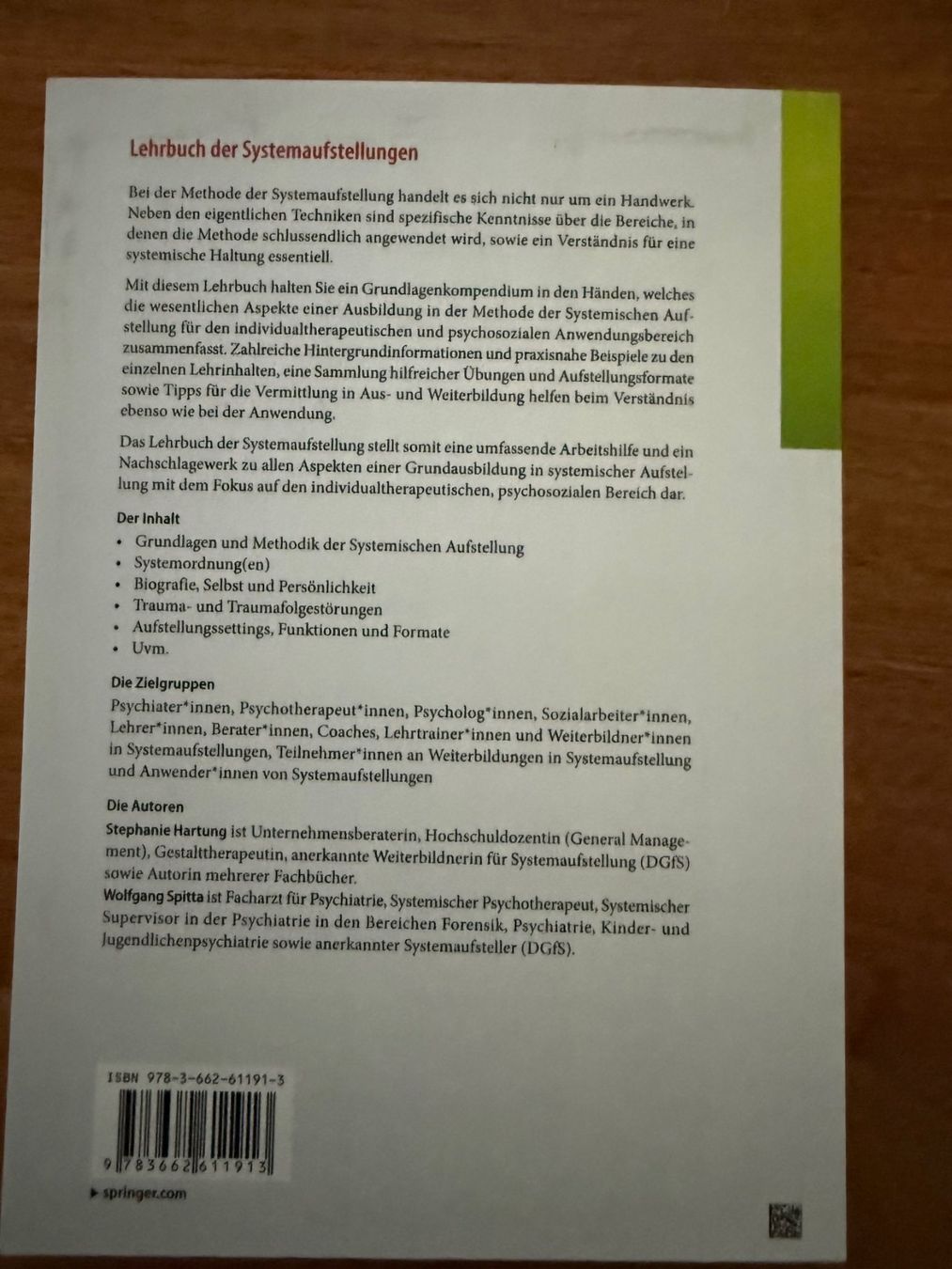Libri: Buch: Lehrbuch der Systemaufstellungen – Usato da Wittinsburg venduto da redrose296 2