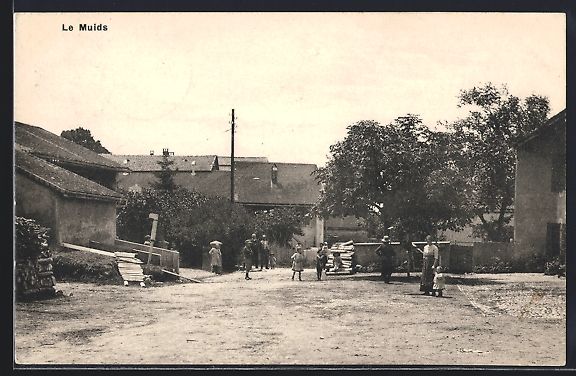 Cartoline postali: AK Le Muids, Une Rue, 1917 – Usato da Berlin venduto da bartko-reher