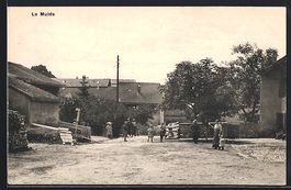 AK Le Muids, Une Rue, 1917