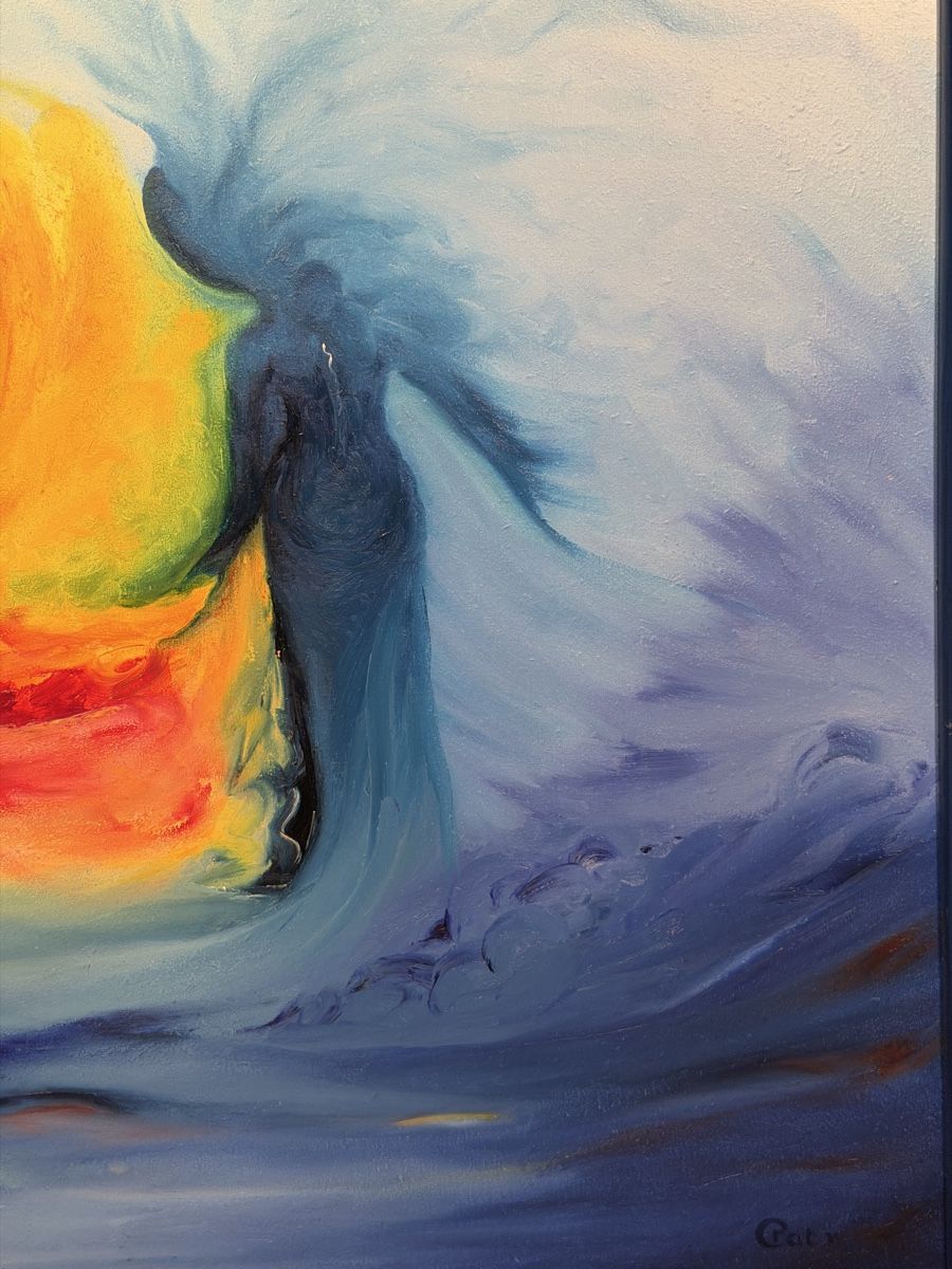 Dipinti: Abstract Expressionism - Stunning Framed Artwork, Unique! – Usato da Lausanne venduto da artnouveau05 2