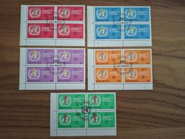Dienstmarken: 4er Blocks: OMS