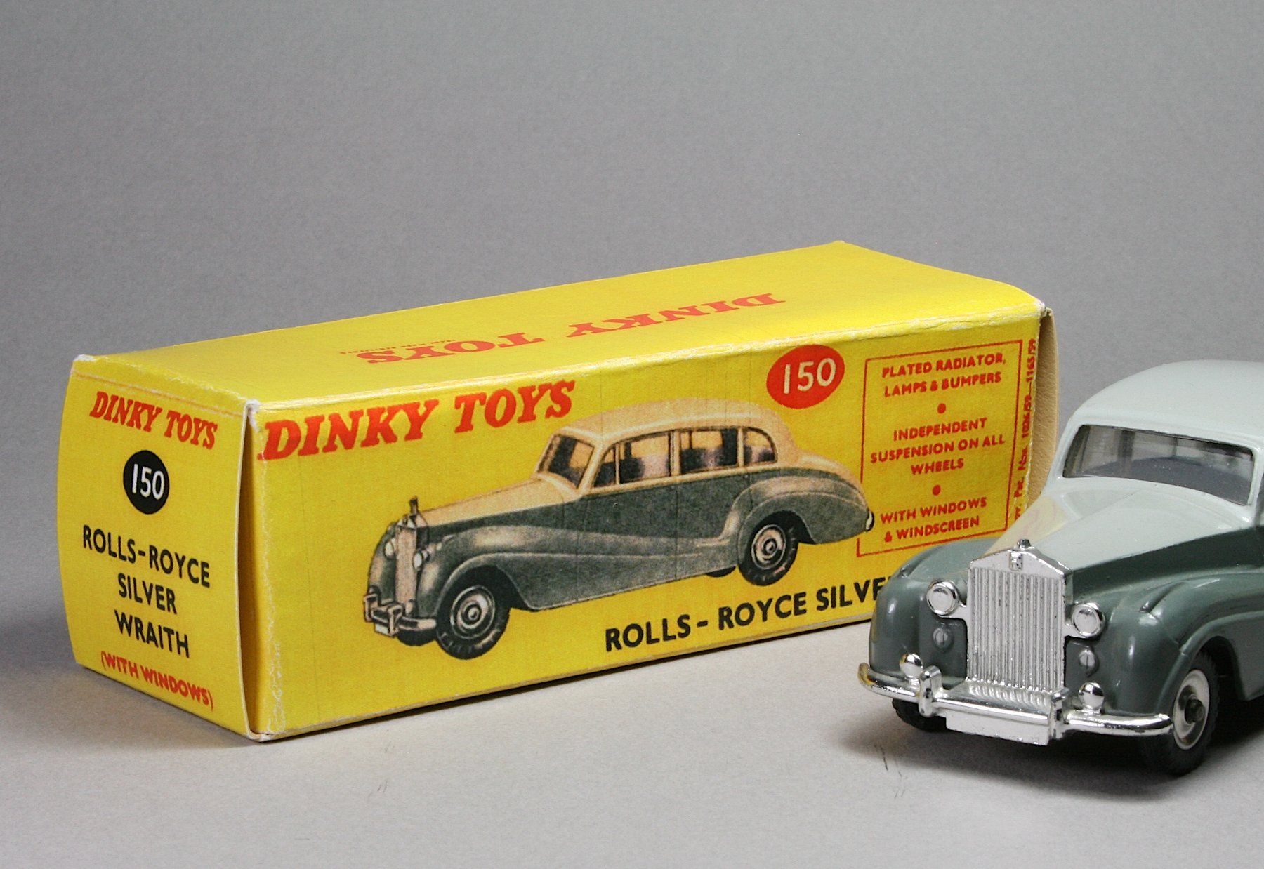 Dinky Toys Modellini d'auto: Dinky Toys 150, Rolls Royce Silver Wraith – Usato da Elsau venduto da Peekay8 2