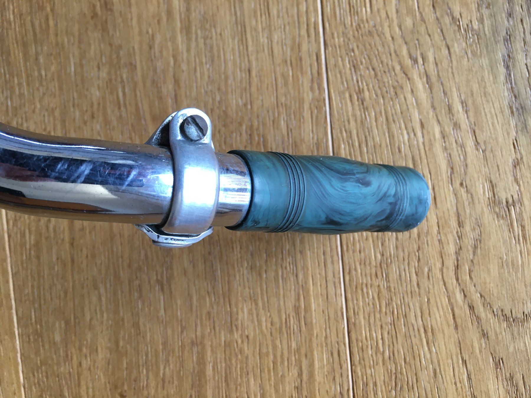 Ersatzteile: Vintage Lenker mit Vorbau und Griffen – Gebraucht aus Obermumpf von  1