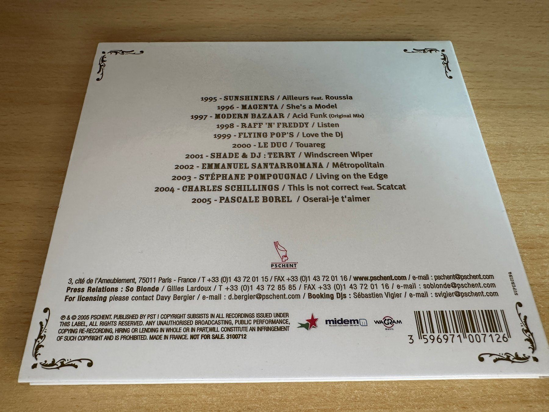 CDs: Various – Pschent 10th Anniversary / Sampler 2005 – Gebraucht aus Rikon im Tösstal von Alpenmutz 1