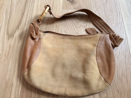Lancel Handtasche Leder cognac/beige guter Zustand