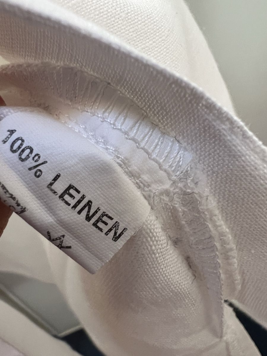 Camicette: Leinen Bluse Weiss, Gr. 42 – Nuovo (secondo la descrizione) da Grindelwald venduto da wand_24 2