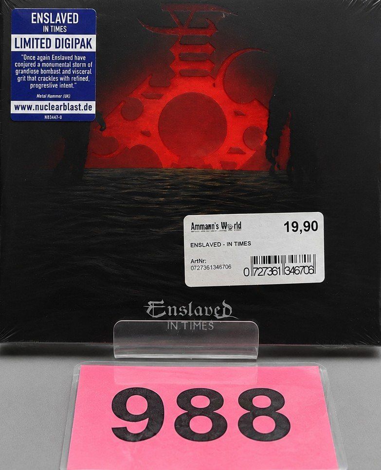 CDs: CD Enslaved" In Times Limited", Nr. 988 – Neu und originalverpackt aus Kottwil von Crazyrolf