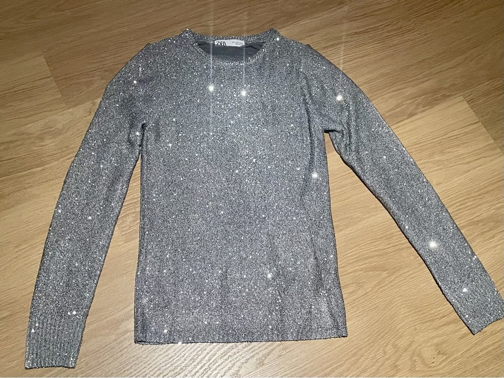 Sweater Pull Paillette Zara Pull Noir Femme Zara S Women Black