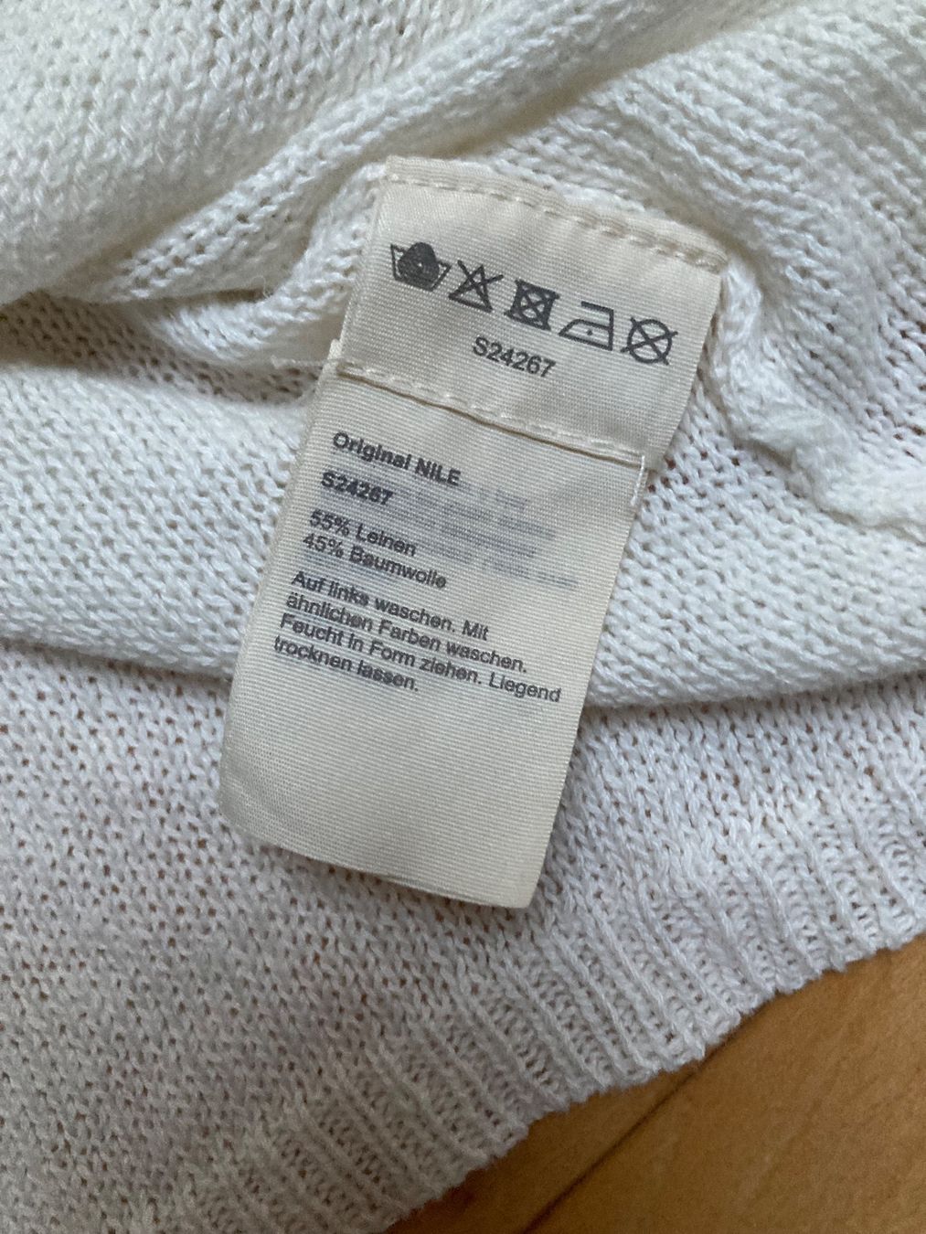 Nile Giacche: Nile Strickjacke Leinen / Baumwolle Mischung Gr.L – Nuovo e nell'imballaggio originale da Unterägeri venduto da Jutka_04 4