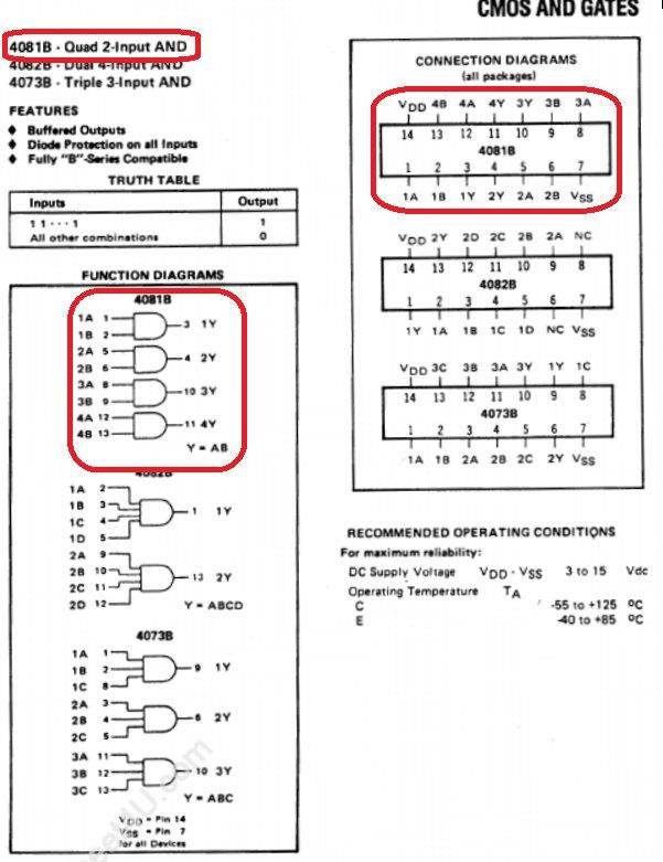 Componenti elettronici: SCL4081BE Quad 2 AND Gate 18 Stück – Usato da Oberwangen b. Bern venduto da Vittorio0 1