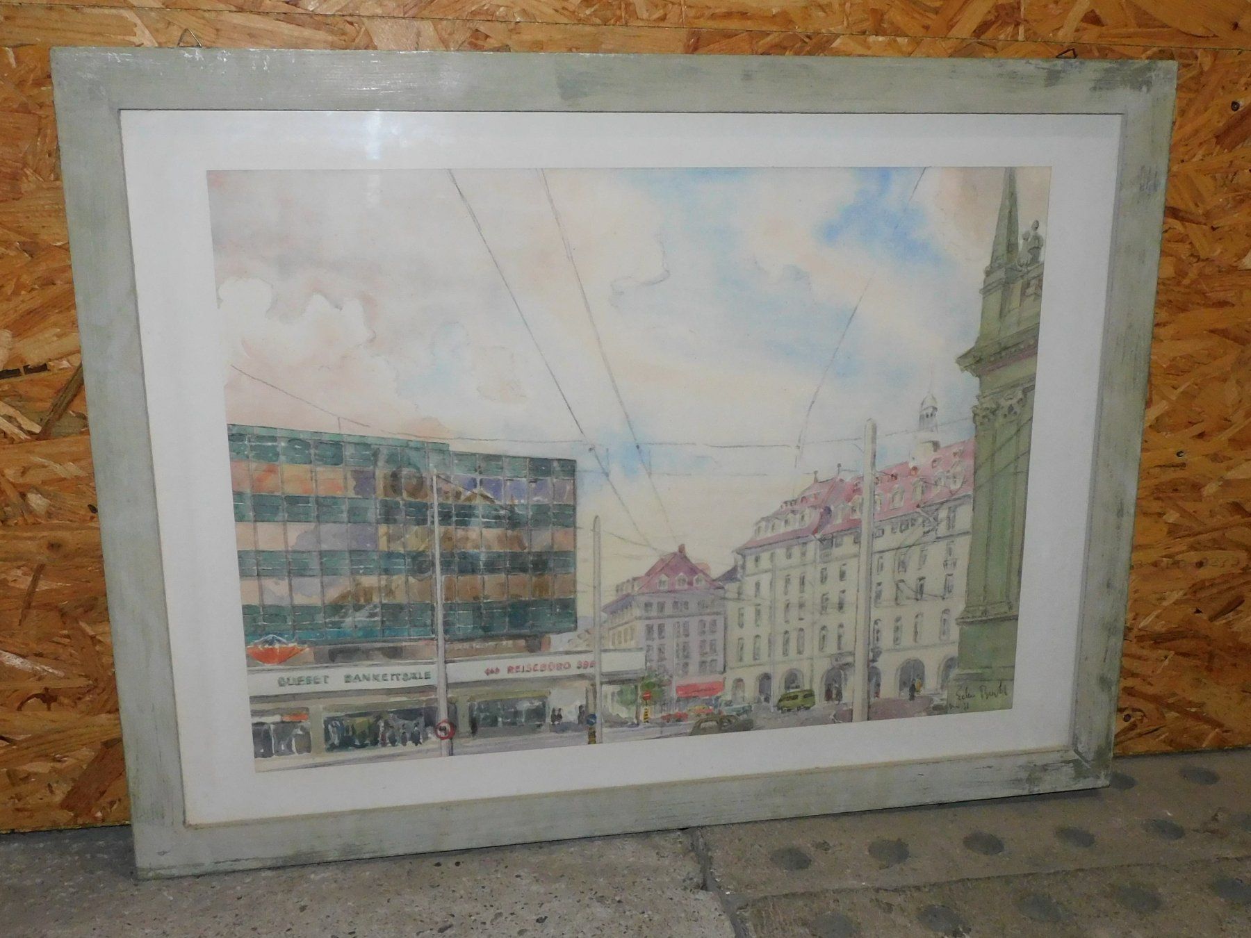 Dipinti: Kunst Aquarell  v Edwin Buchs signiert   Gemälde – Usato da Sursee venduto da 76 6