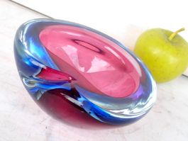 Bowl Vide Poche Murano Glas Sommerso Poli Toso ? Mid Century