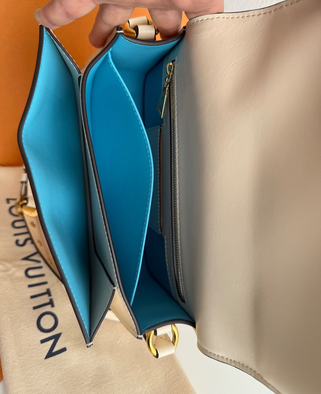Louis Vuitton Borse da donna: Louis Vuitton Pont 9 Cream – Usato da Reinach AG venduto da RobbisB 8