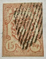 Schweiz Rayon III Nr.20 15 Rp gestempelt Klassik 1852