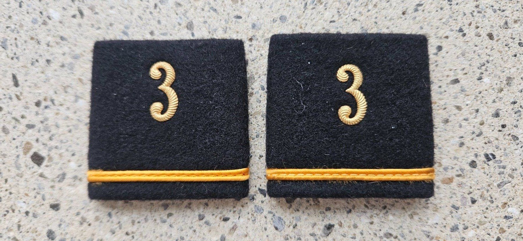 Schweizer Armee Plaketten & Abzeichen: *** Patten Genie Leutnant nr.3 *** – Gebraucht aus Riedholz von fr_sIruP