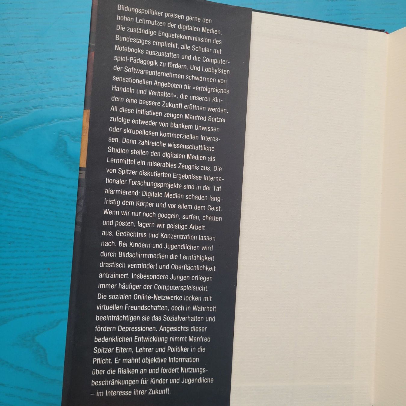 Libri: Digitale Demenz- Manfred Spitzer – Nuovo (secondo la descrizione) da SCHÜBELBACH venduto da CoKaHa 1
