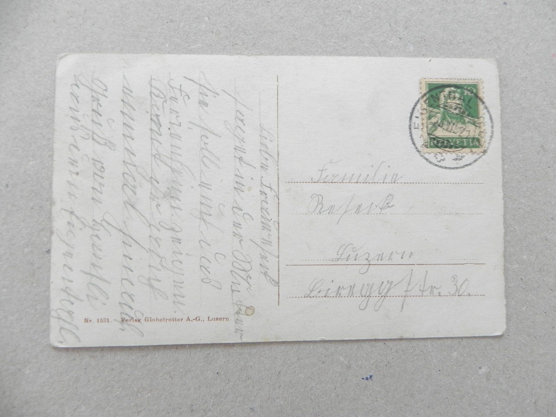 Cartes postales: Ansichtskarte Eigental Luzern LU 1921 – D'occasion à Siebnen par krimsie 1