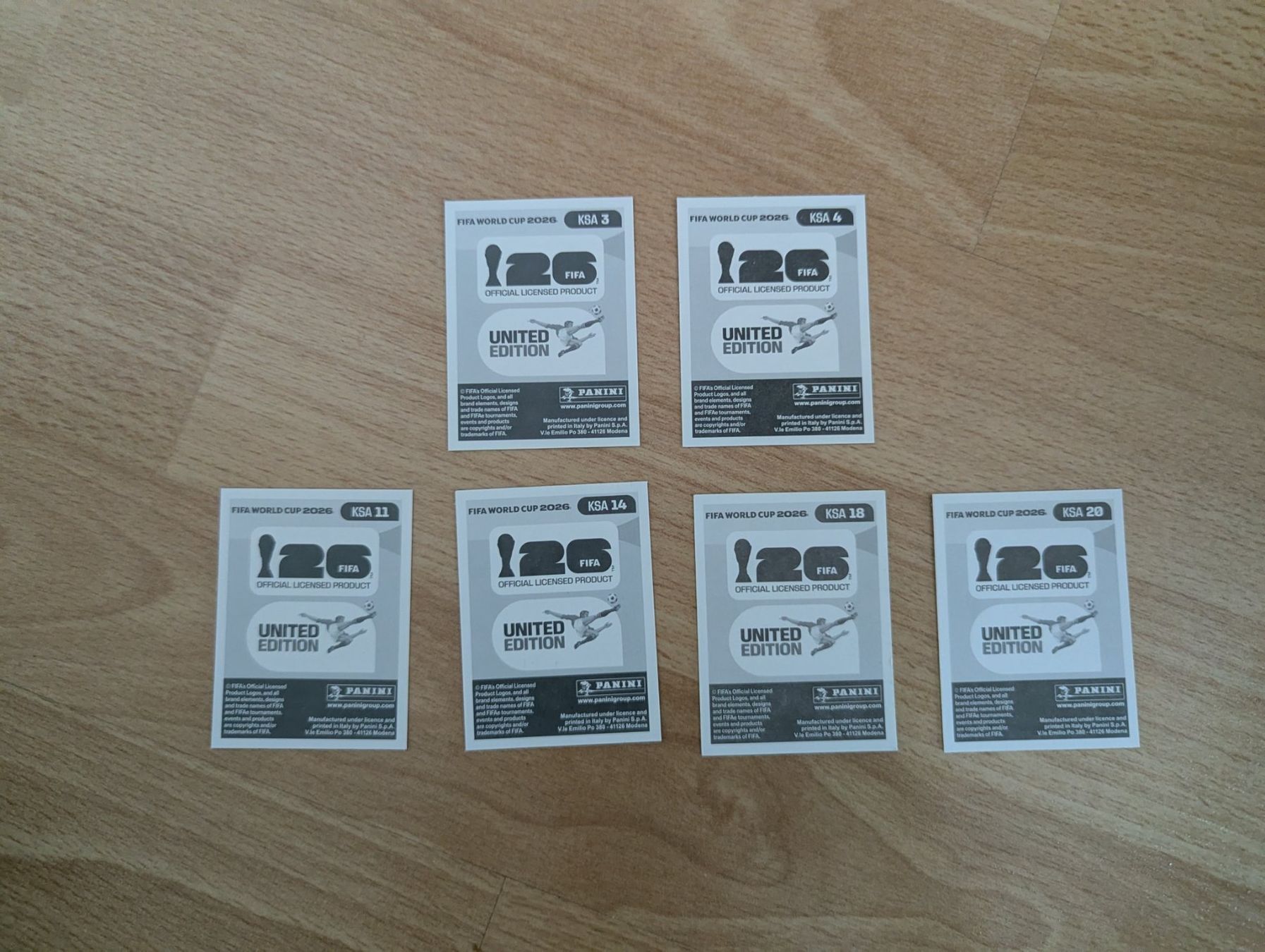 Panini Carte collezionabili: Panini WM 2026 verschiedene Bilder KSA – Nuovo (secondo la descrizione) da Horgen venduto da Danosh17 1