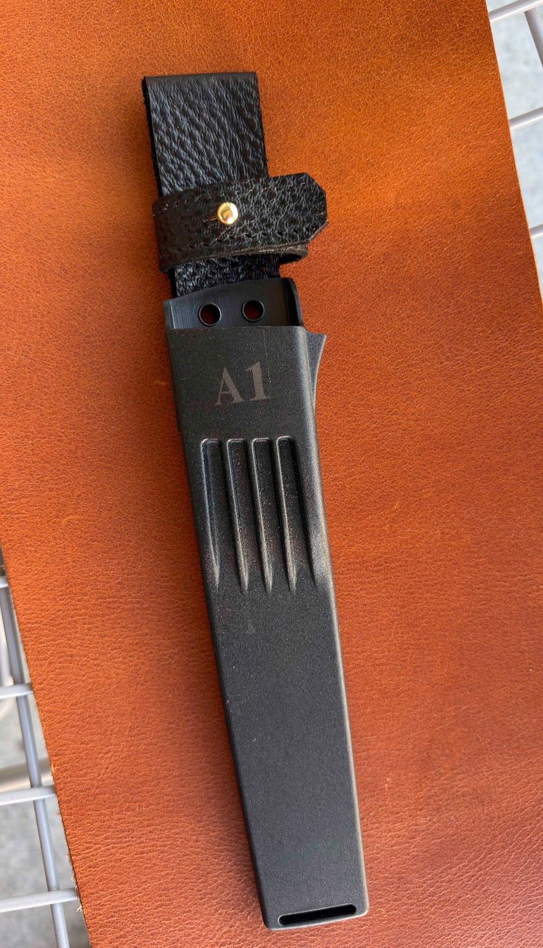 Fällkniven Accessori: Fällkniven A1 Custom Scheide mit Leder-Upgrade – Nuovo (secondo la descrizione) da Reinach AG venduto da Rousseau_J 3