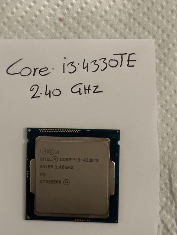 CPU Intel Core i3-4330TE . 2.40 GHz. Gebraucht | Kaufen auf Ricardo