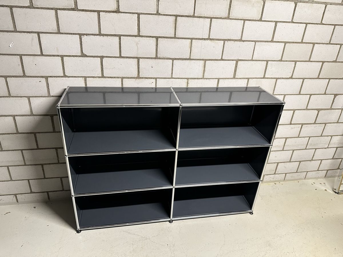 Scaffali: USM Sideboard Anthrazit 2x3 Lieferung&Umbau möglich – Usato da Grenchen venduto da Design-Outlet 1