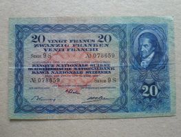 Schweiz ++ 20 Franken 1938