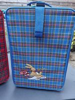 Reisetrolley Koffer Felix rot/blau