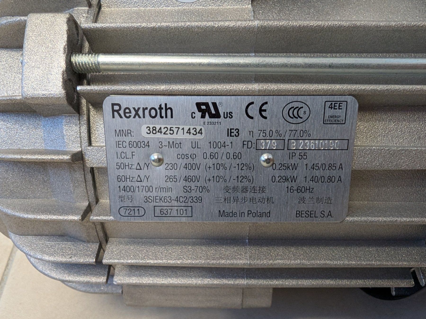 Bosch  Motori: Bosch Rexroth Drehstrommotor 400V #3 – Nuovo (secondo la descrizione) da Unteriberg venduto da Propangasfloete 3