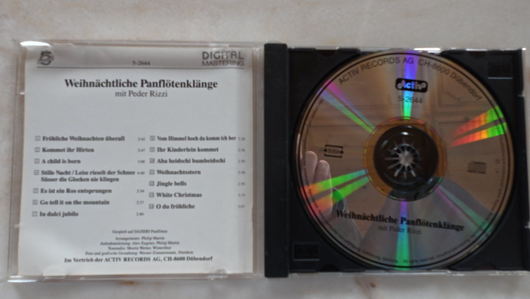 CD: Weihnächtliche Panflötenklänge mit Peder Rizzi CD – Usato da Männedorf venduto da Yoshi_87 1