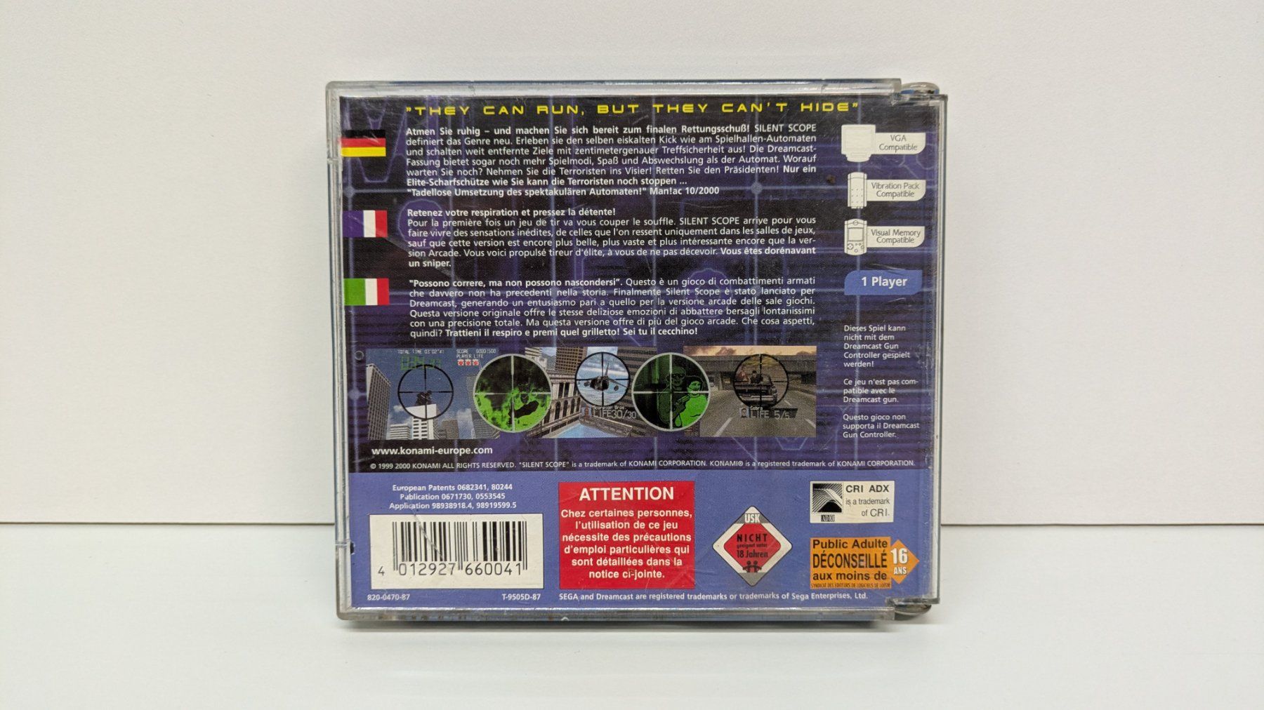 Giochi: Silent Scope - Sega Dreamcast – Usato da Menziken venduto da mame18 2