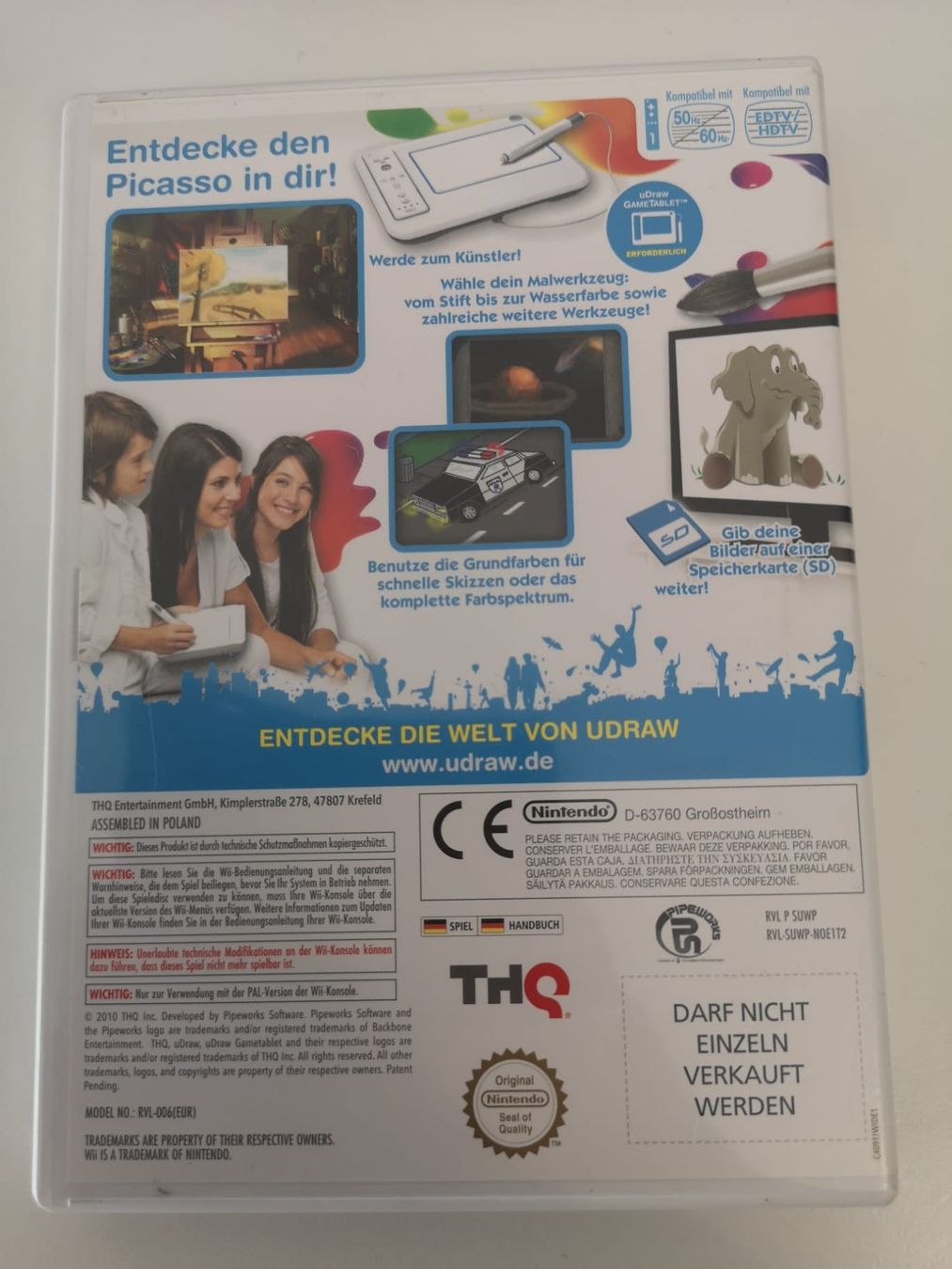 Nintendo Giochi: U Draw Studio (Wii) – Usato da Herisau venduto da Seyashop_2 2