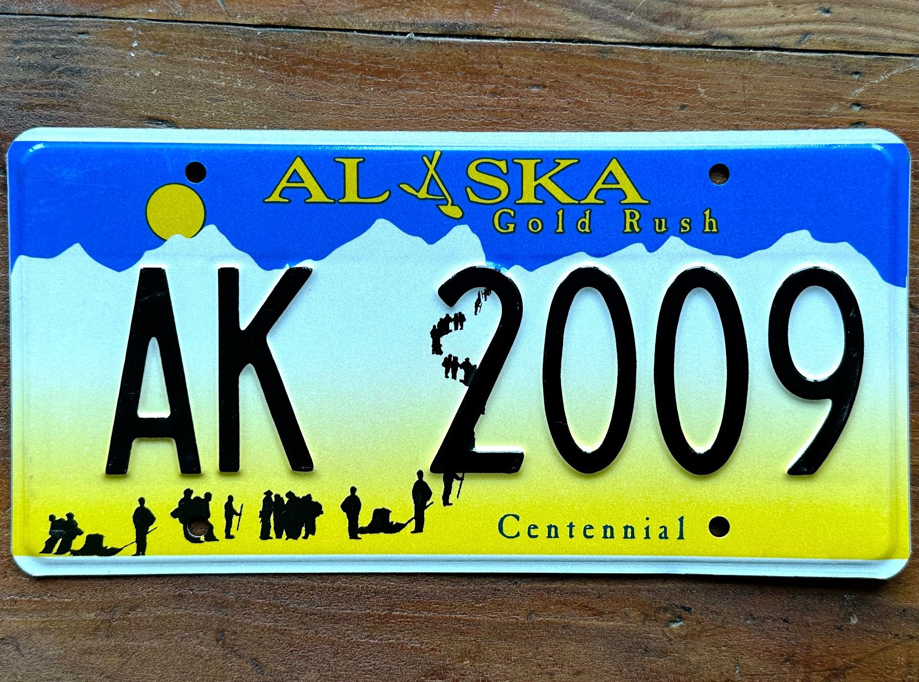 Schilder: Autonummer Alaska 2009 – Gebraucht aus Seltisberg von quadartswiss