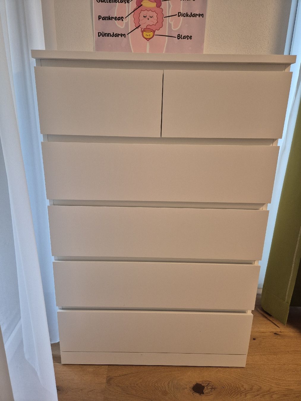 Ikea Kommoden: MALM Kommode mit 6 Schubladen, 80x123 cm – Gebraucht aus Zürich von Kyla77 2